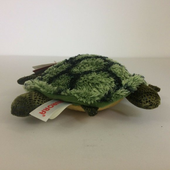 Aurora Splish Splash Green Sea Turtle Plush Mini Flopsie Stuffed Animal Toy 7" - Picture 5 of 12